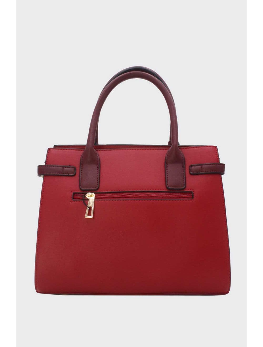 Sac à Main Double Porté Chic-21B-5179-Red/D.Red — vue 2