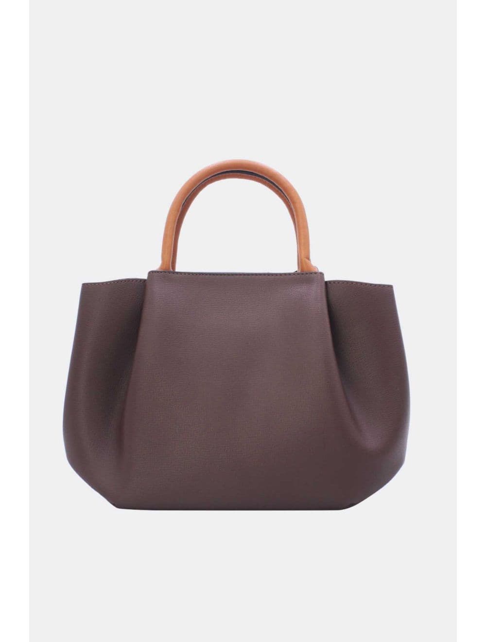 Sac à Main Effet Cuir 25B-6375-Coffee/Brown — vue 3