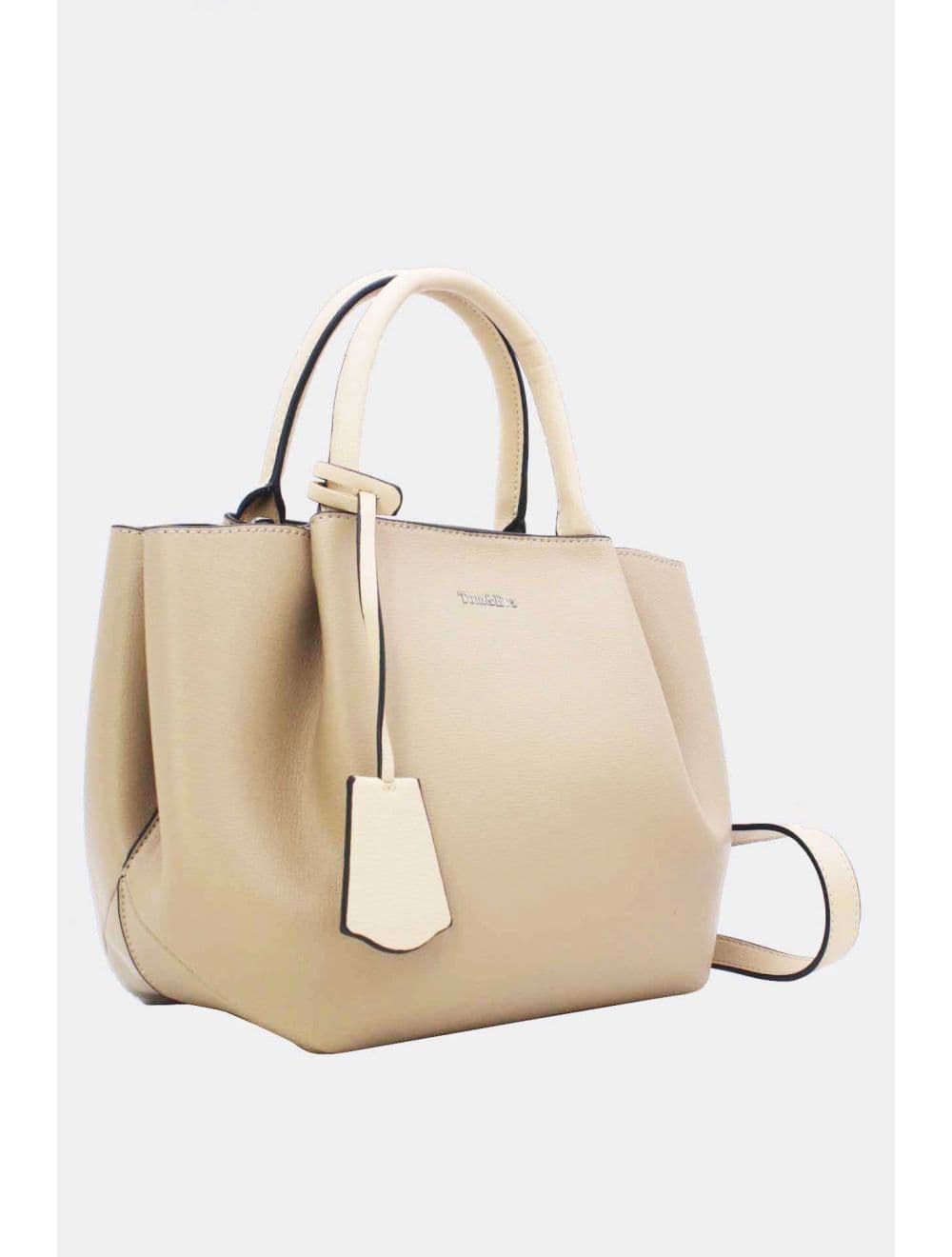 Sac à Main Effet Cuir 25B-6375-Khaki/Apricot — vue 2