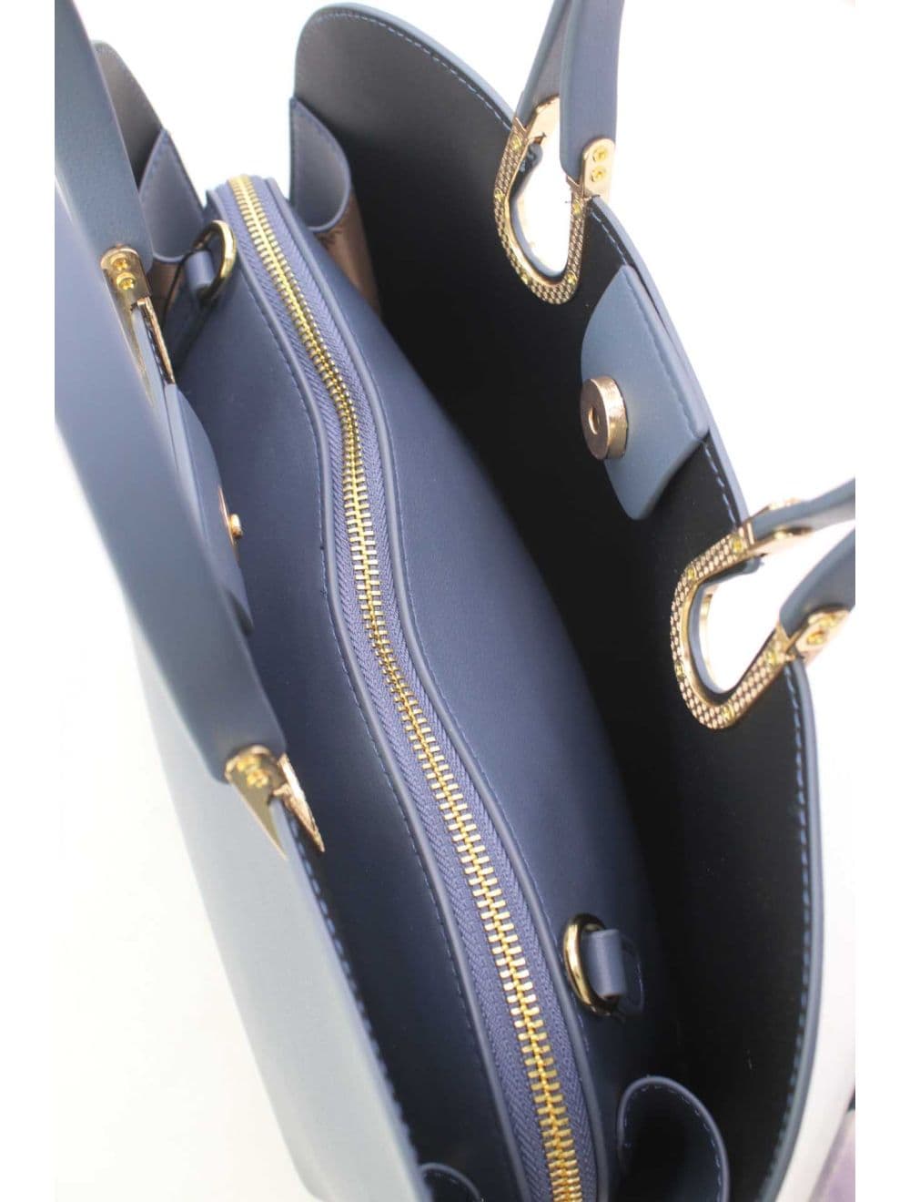 Sac à Main Forme Pétale 25B-6307-Bleu — vue 5