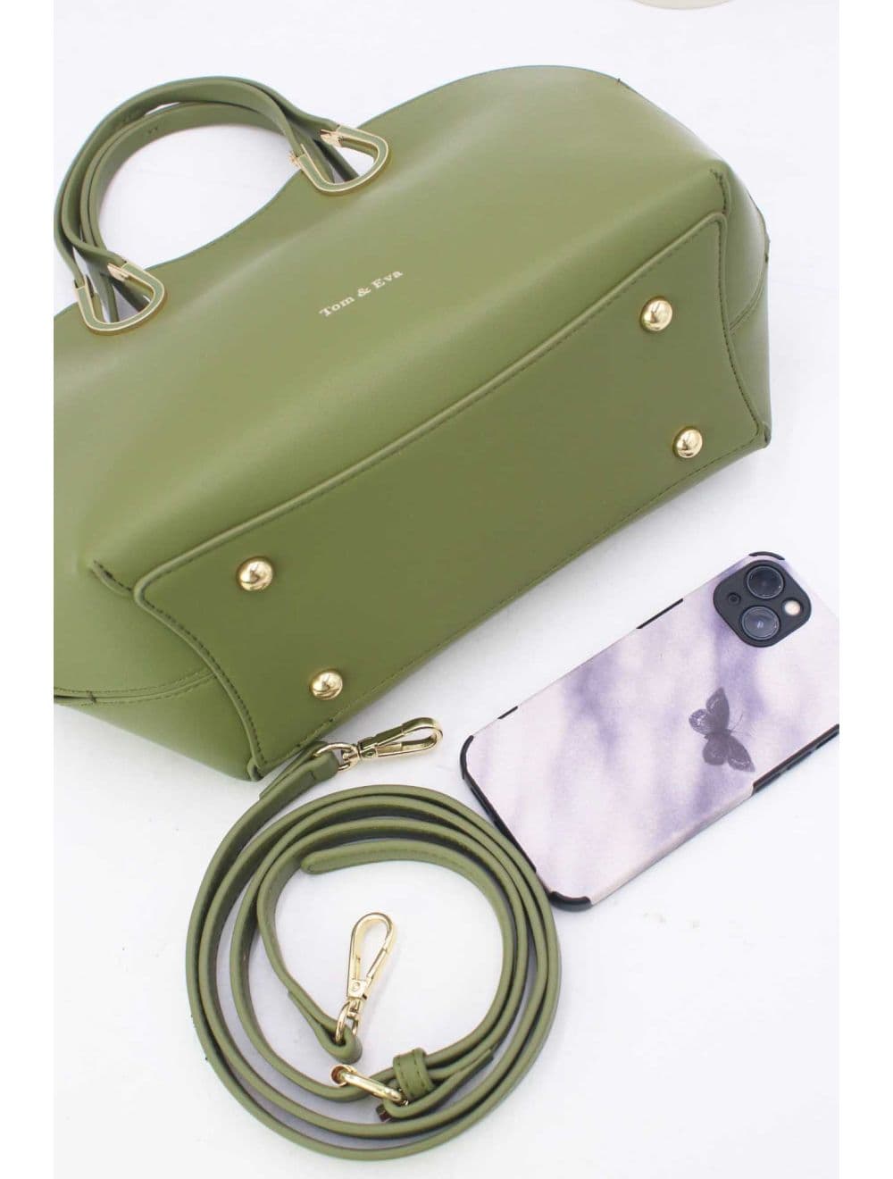 Sac à Main Forme Pétale 25B-6307-Vert — vue 4