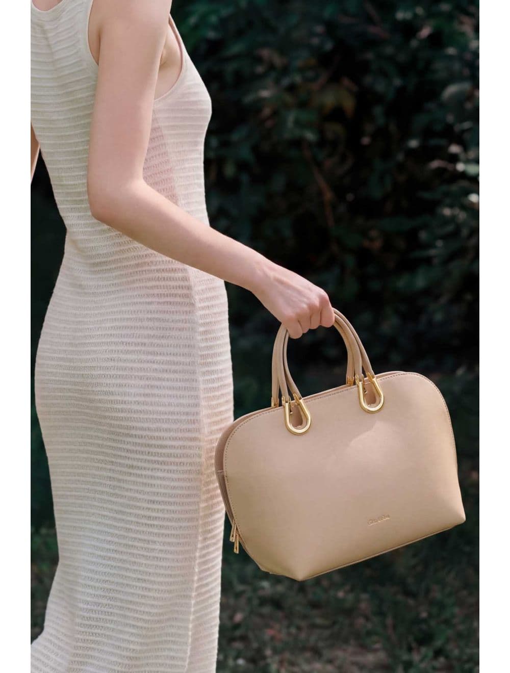Sac à Main Forme Pétale 25B-6307-Kaki — vue 6