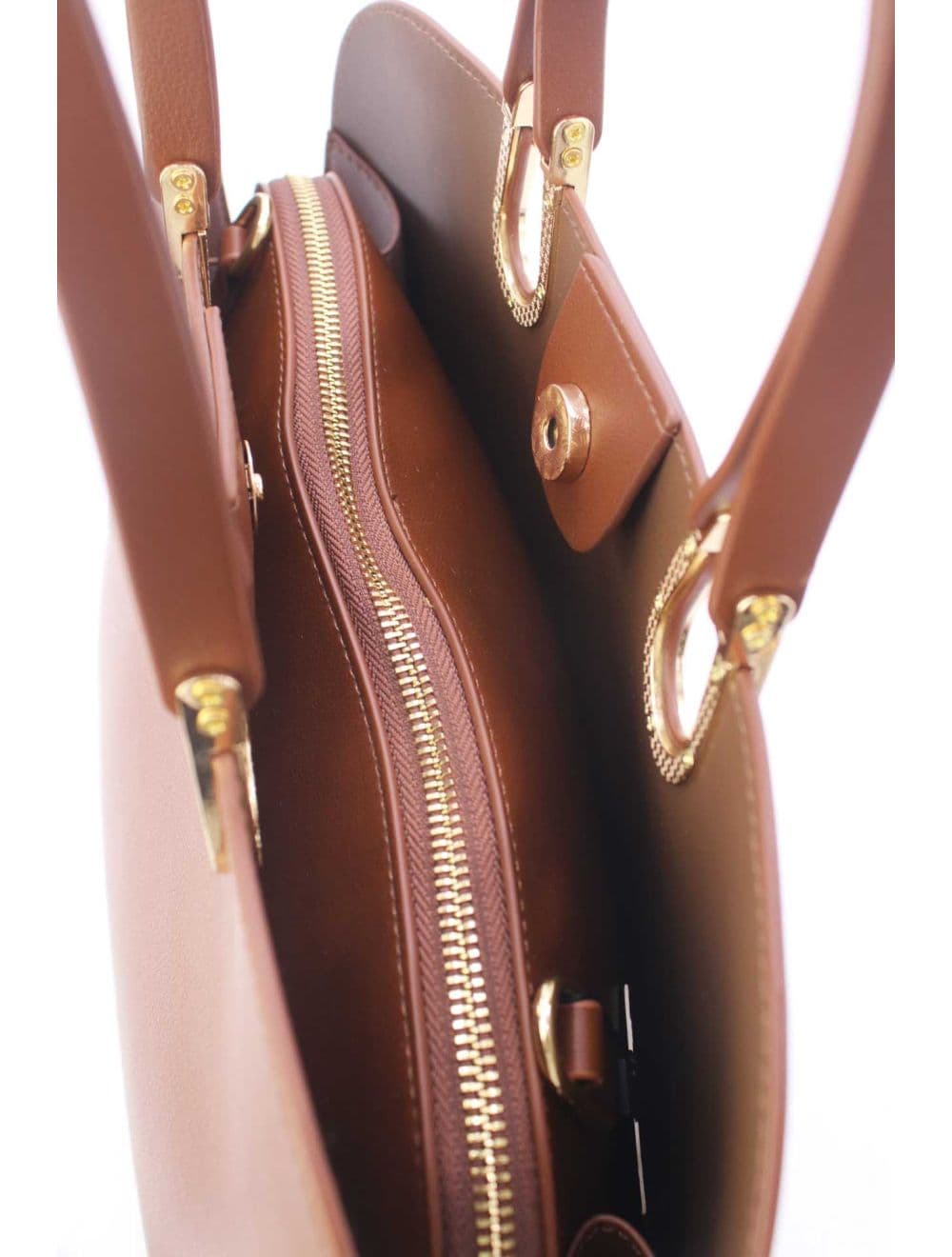 Sac à Main Forme Pétale 25B-6307-Café — vue 5
