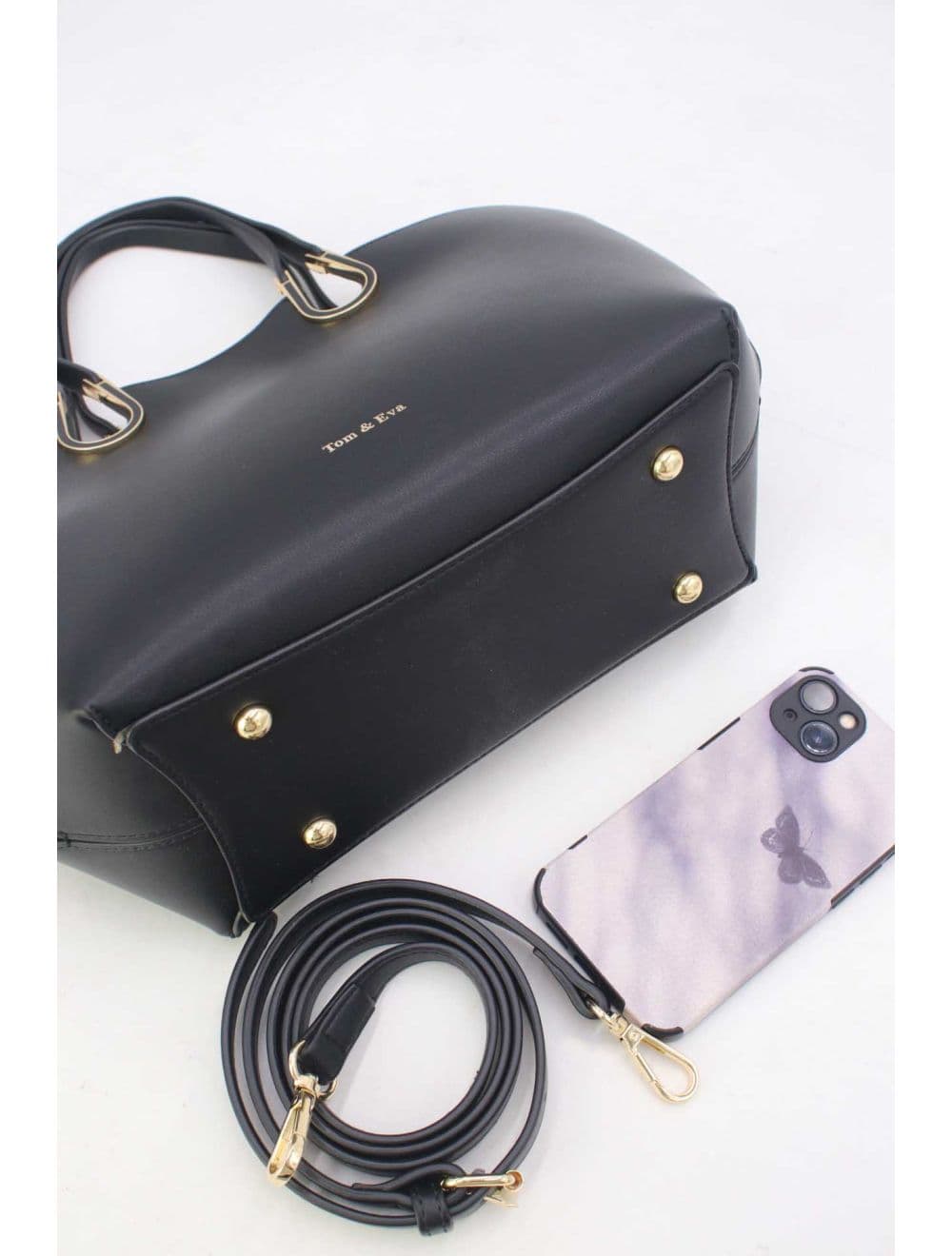 Sac à Main Forme Pétale 25B-6307-Noir — vue 4