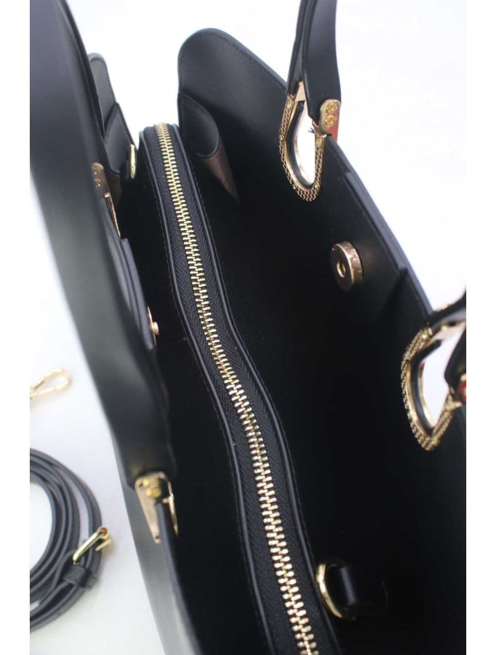 Sac à Main Forme Pétale 25B-6307-Noir — vue 5