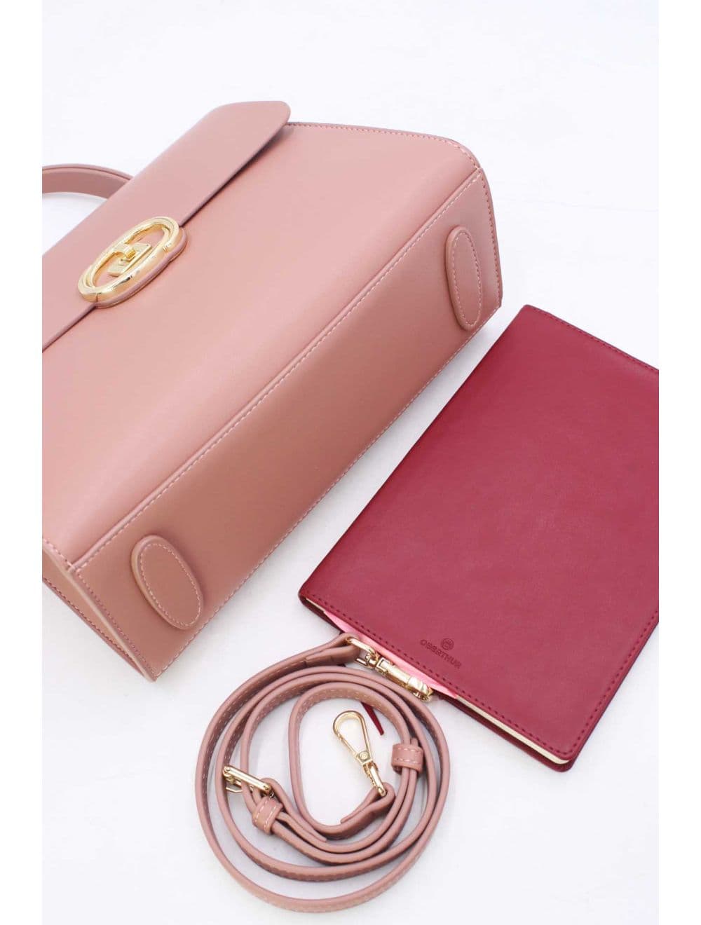 Sac à Main Minimaliste Femme RÉASSORT 23B-5765-Rose — vue 4
