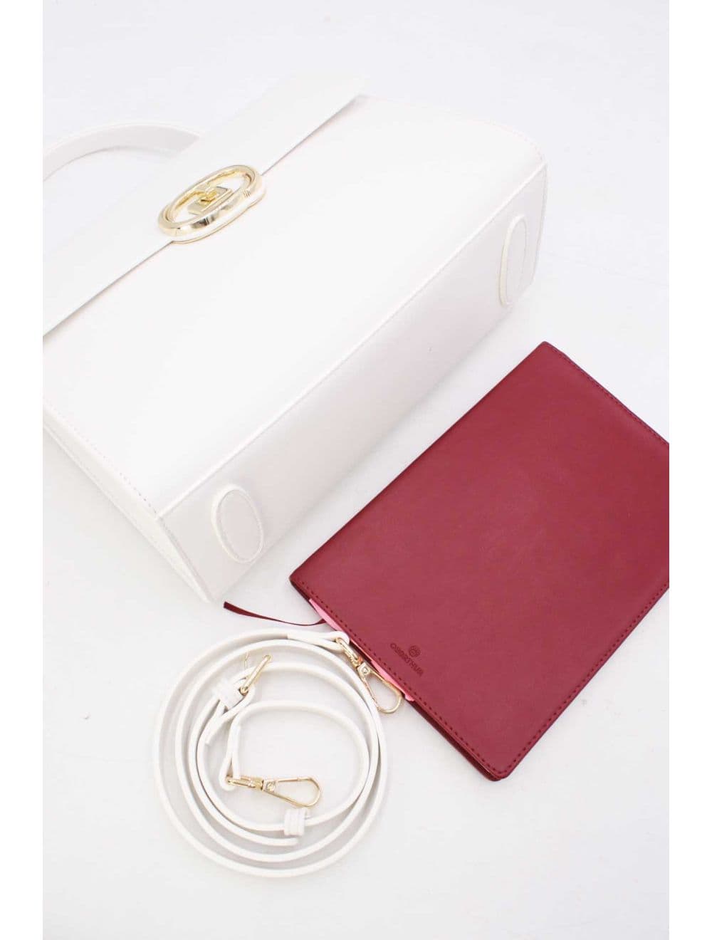 Sac à Main Minimaliste Femme RÉASSORT 23B-5765-Blanc — vue 4