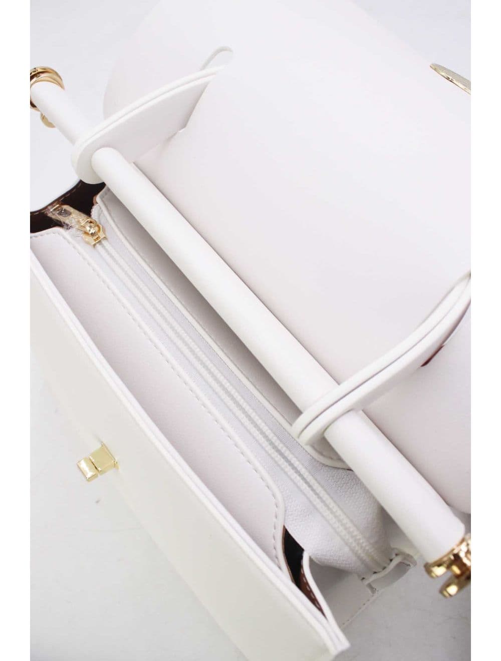 Sac à Main Minimaliste Femme RÉASSORT 23B-5765-Blanc — vue 5
