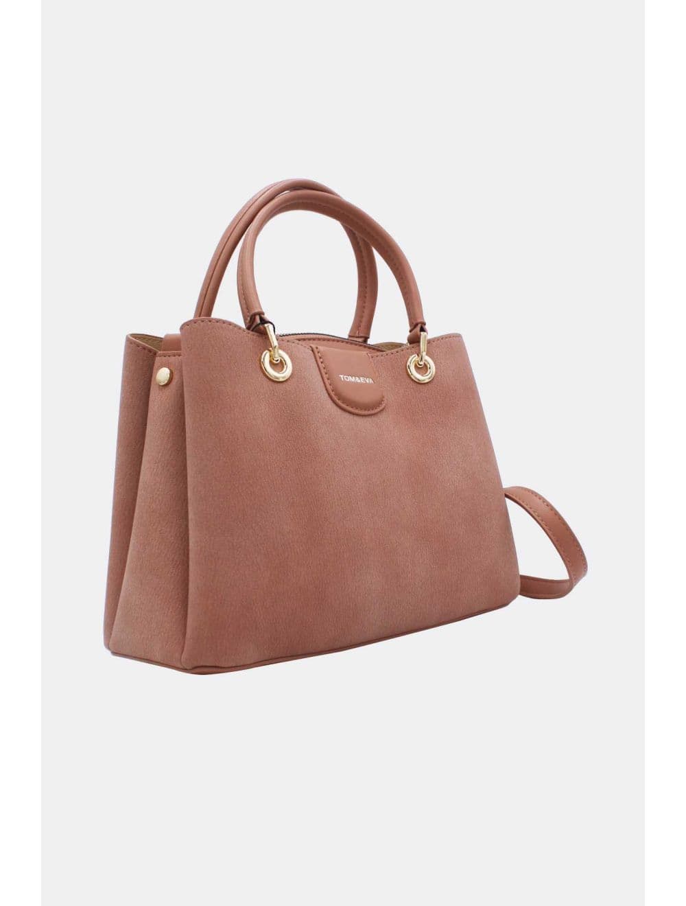 Petit Sac à Main Effet Cuir Grainé 25B-6377-Rosepink — vue 2