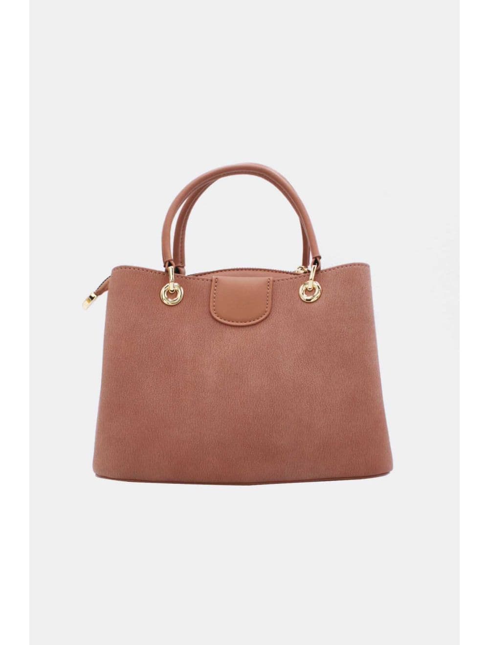 Petit Sac à Main Effet Cuir Grainé 25B-6377-Rosepink — vue 3