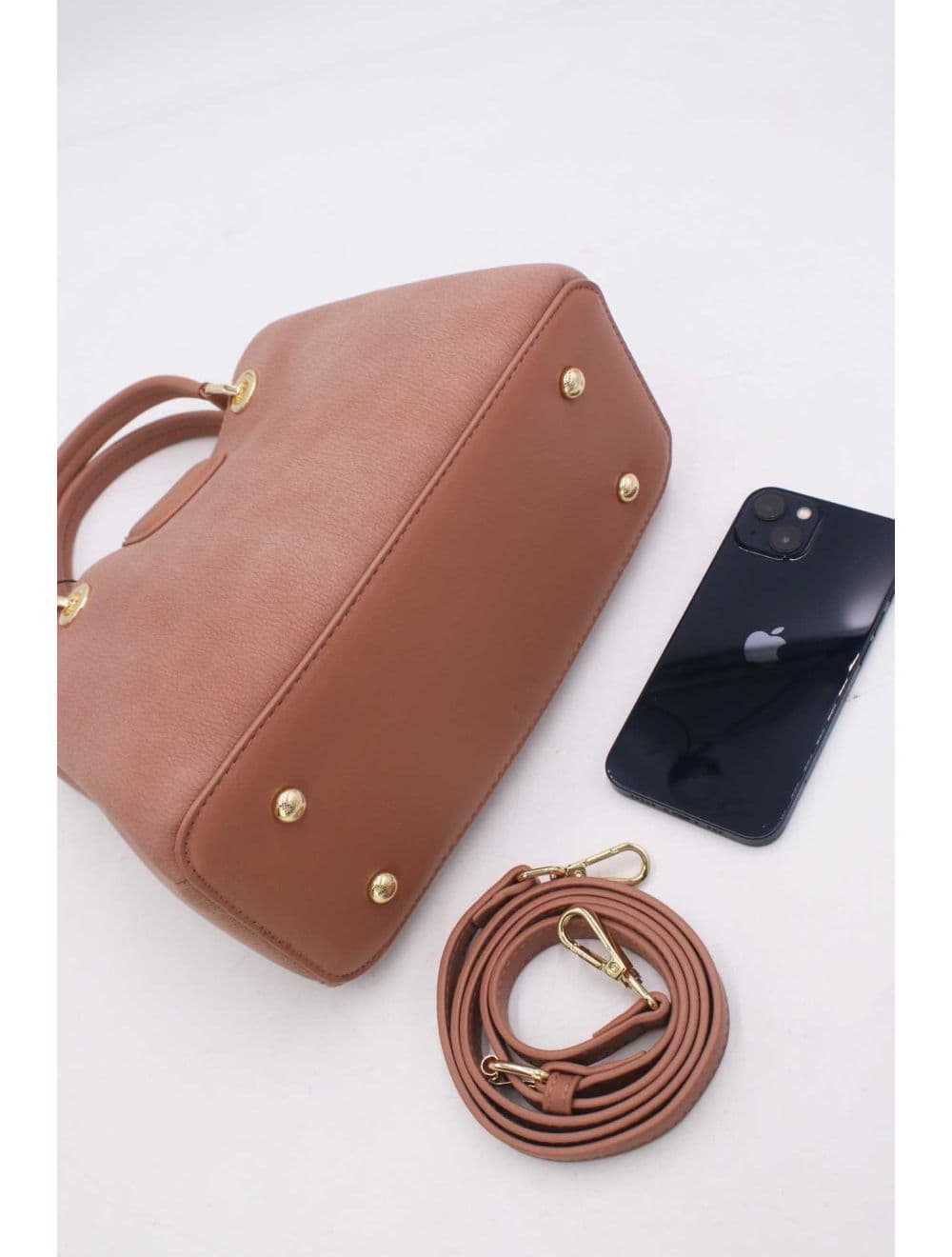 Petit Sac à Main Effet Cuir Grainé 25B-6377-Rosepink — vue 4