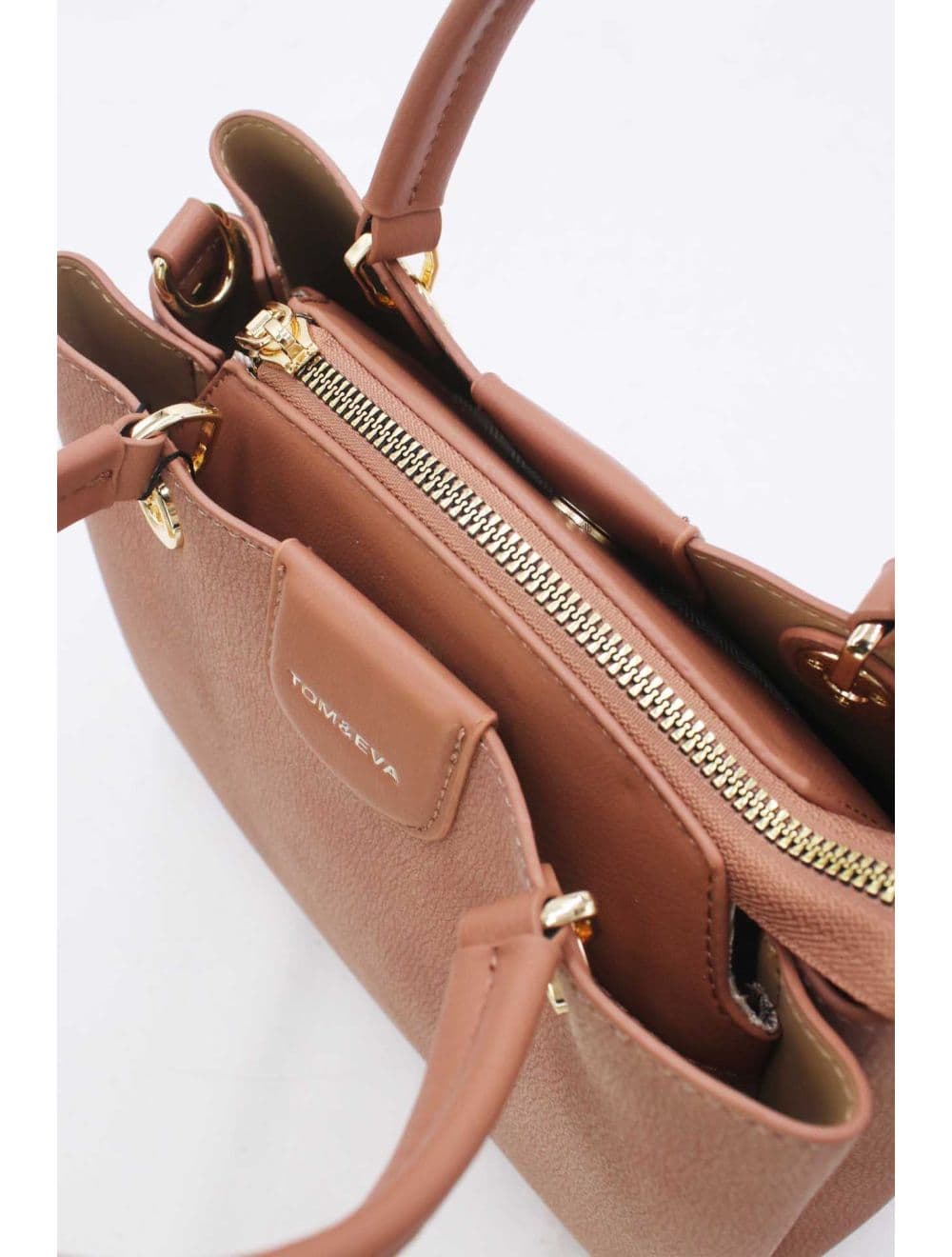 Petit Sac à Main Effet Cuir Grainé 25B-6377-Rosepink — vue 5