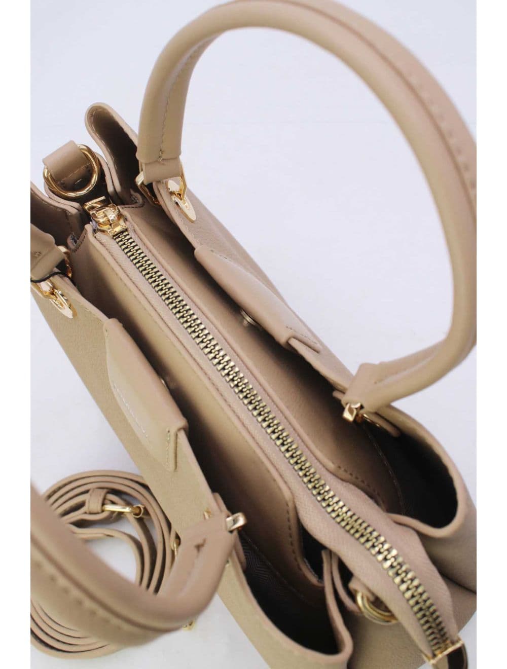 Petit Sac à Main Effet Cuir Grainé 25B-6377-Abricot — vue 5