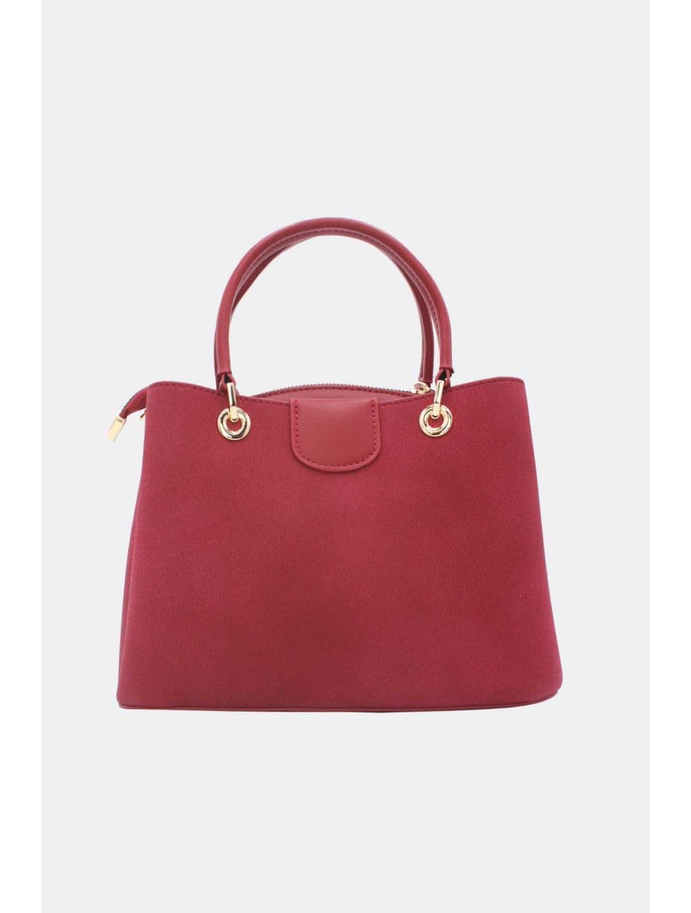 Petit Sac à Main Effet Cuir Grainé 25B-6377-Rouge — vue 3