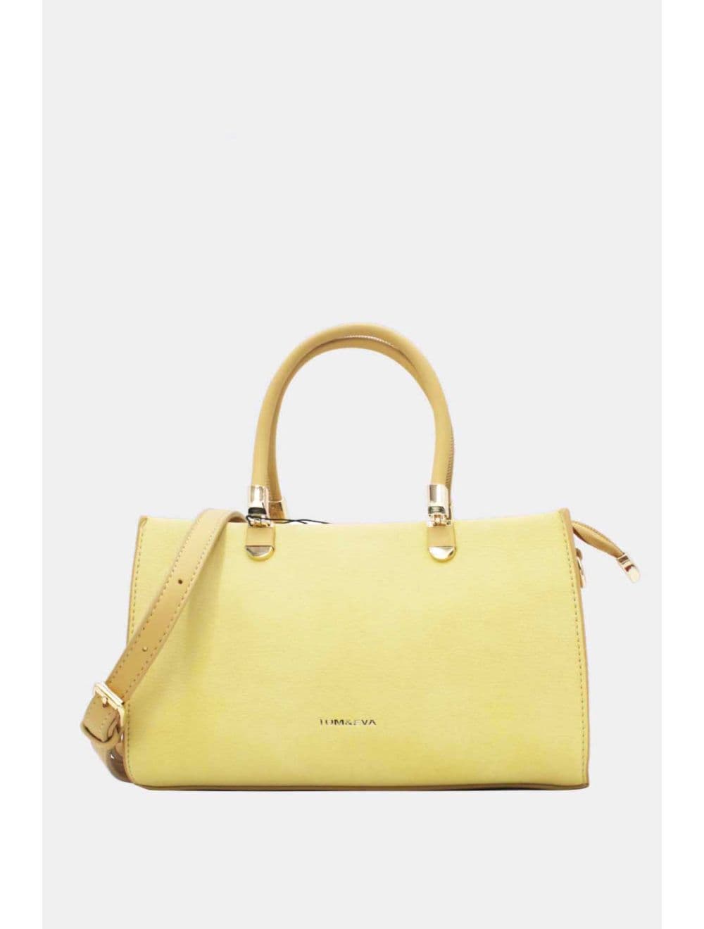 Petit Sac à Main Rigide 25B-6376-Jaune