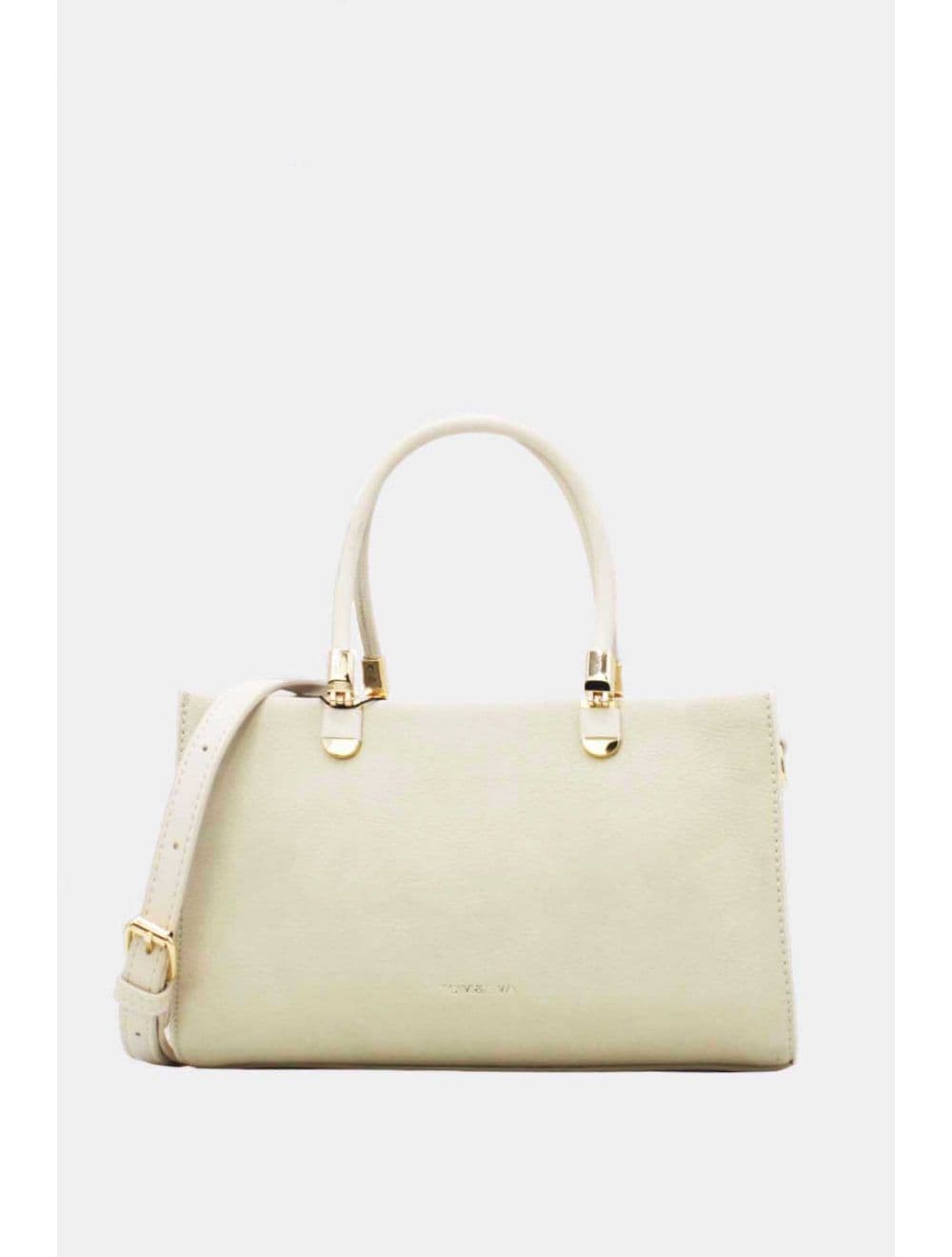 Petit Sac à Main Rigide 25B-6376-Blanc