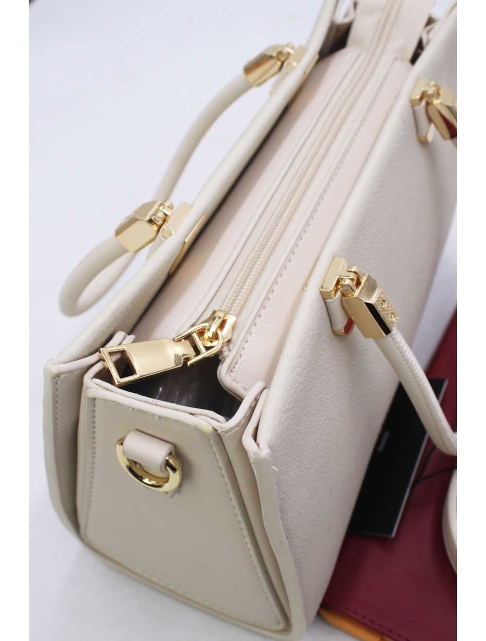 Petit Sac à Main Rigide 25B-6376-Blanc — vue 5