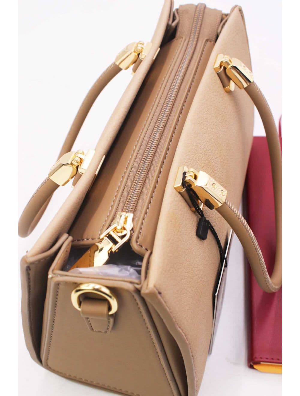 Petit Sac à Main Rigide 25B-6376-Abricot — vue 5