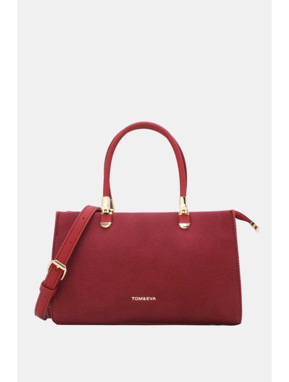 Petit Sac à Main Rigide 25B-6376-Rouge
