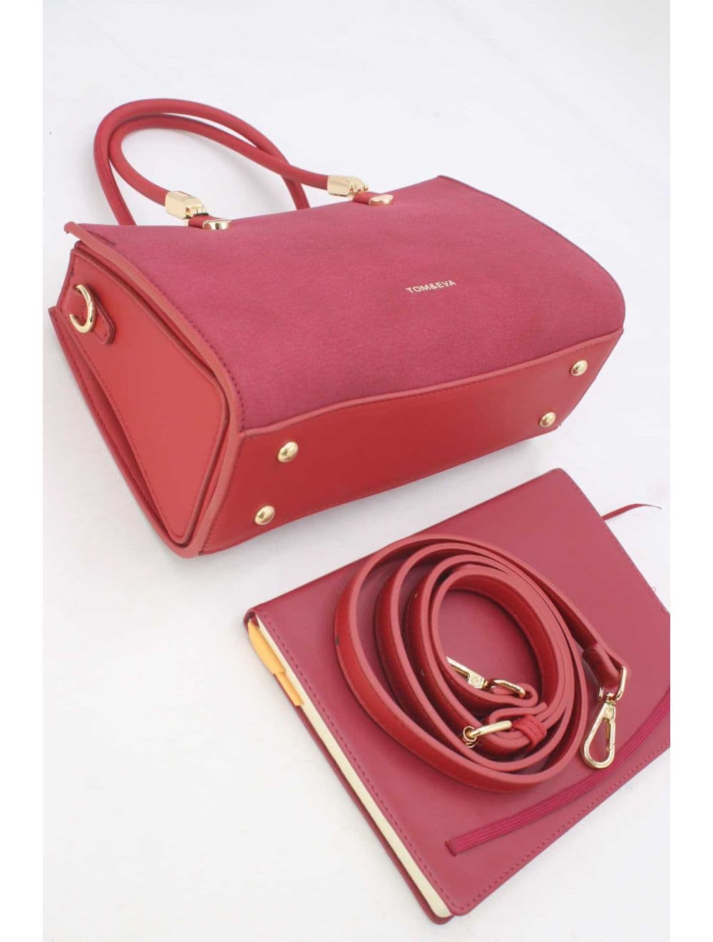 Petit Sac à Main Rigide 25B-6376-Rouge — vue 4