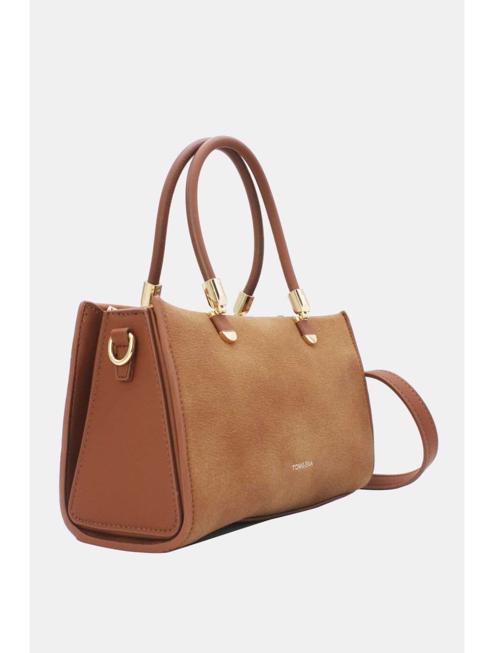 Petit Sac à Main Rigide 25B-6376-Brun — vue 2