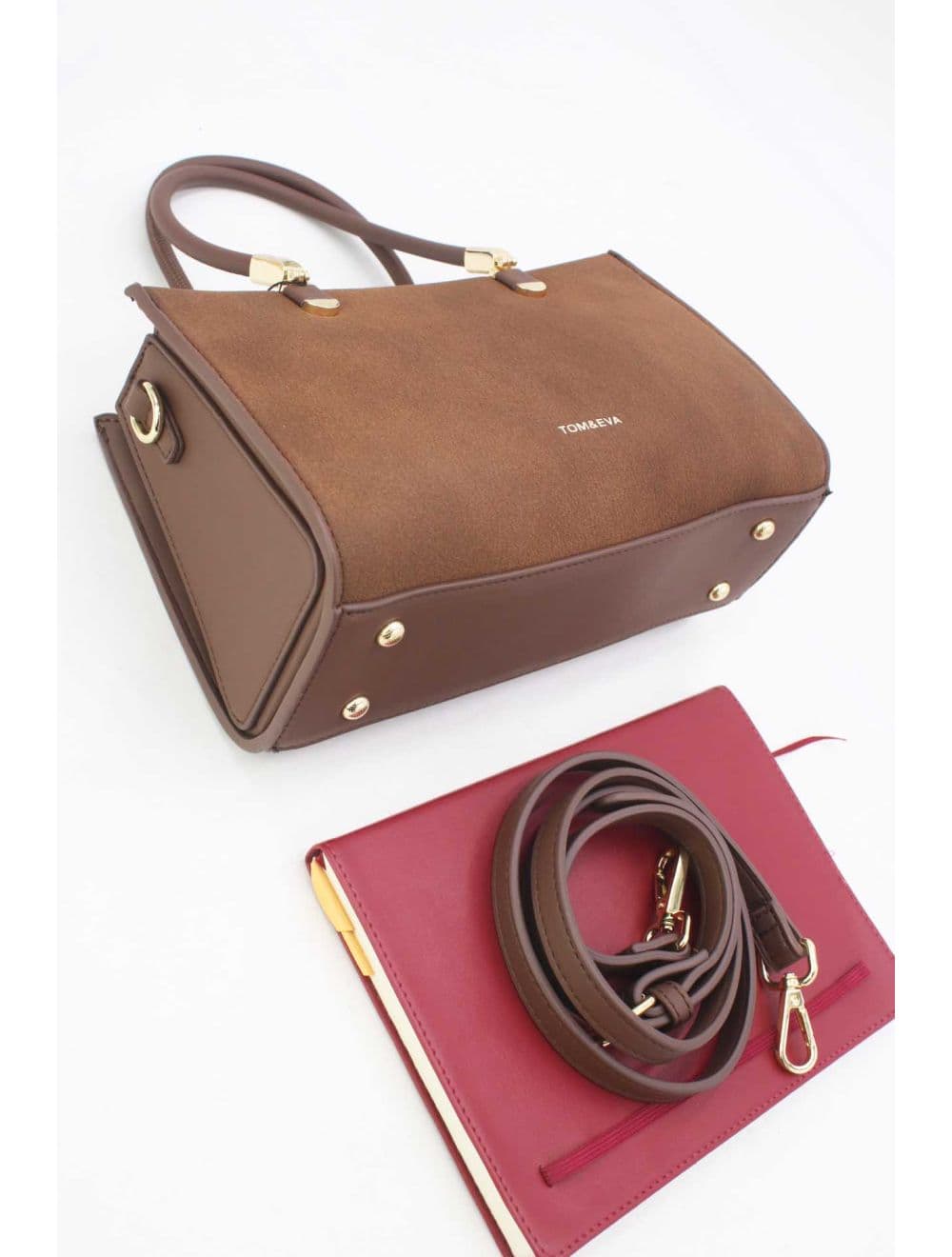 Petit Sac à Main Rigide 25B-6376-Café — vue 4
