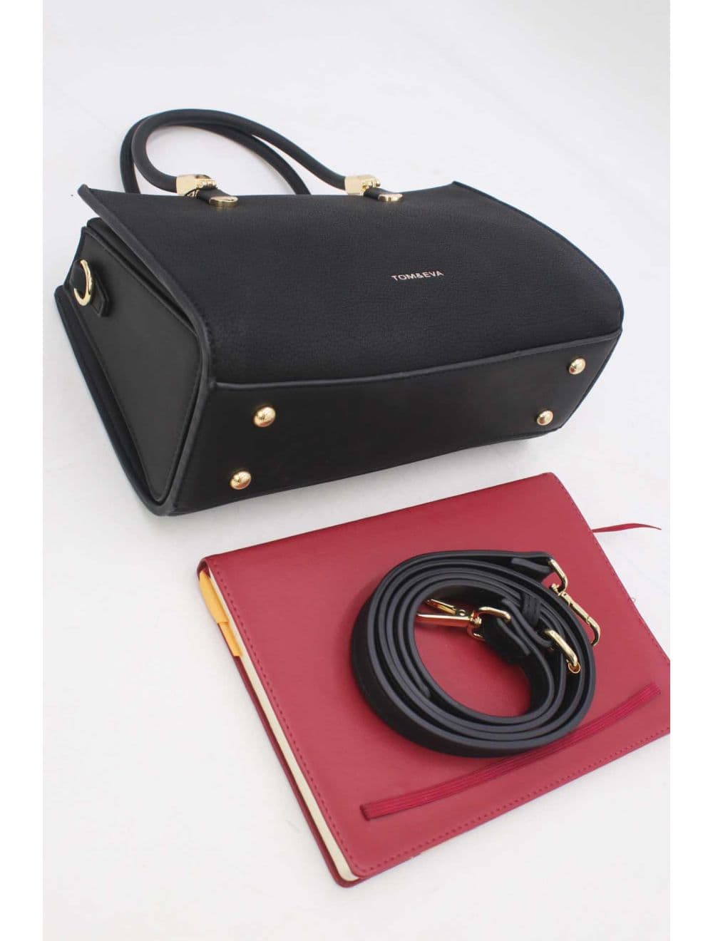 Petit Sac à Main Rigide 25B-6376-Noir — vue 4