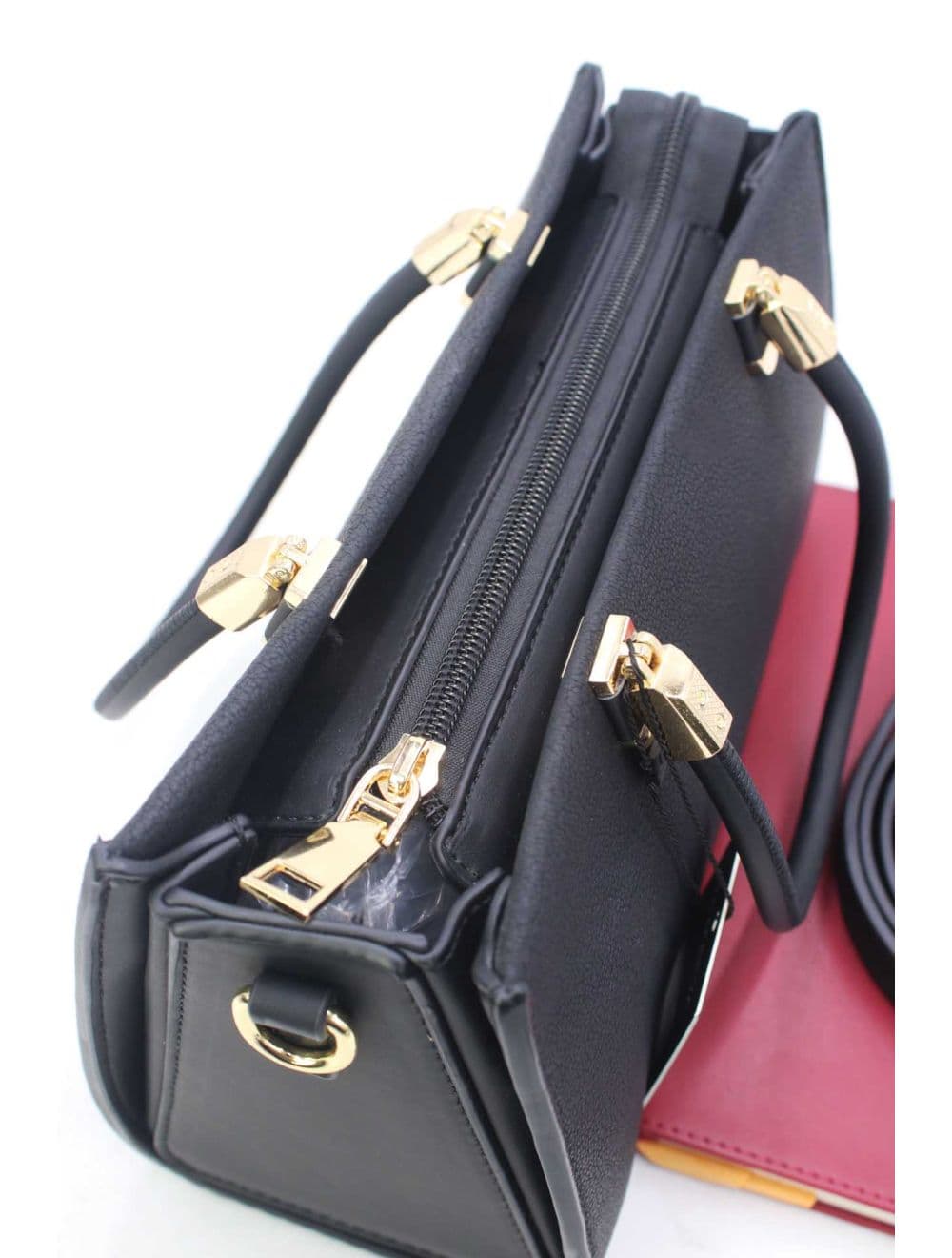 Petit Sac à Main Rigide 25B-6376-Noir — vue 5