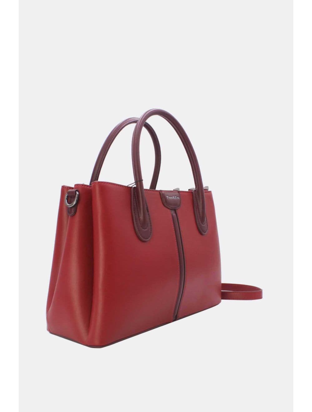Sac à Main Chic Bicolore 25B-6364-Burgundy — vue 2
