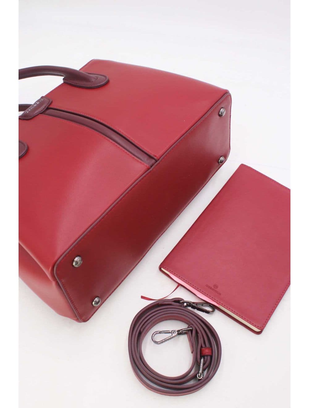 Sac à Main Chic Bicolore 25B-6364-Burgundy — vue 4