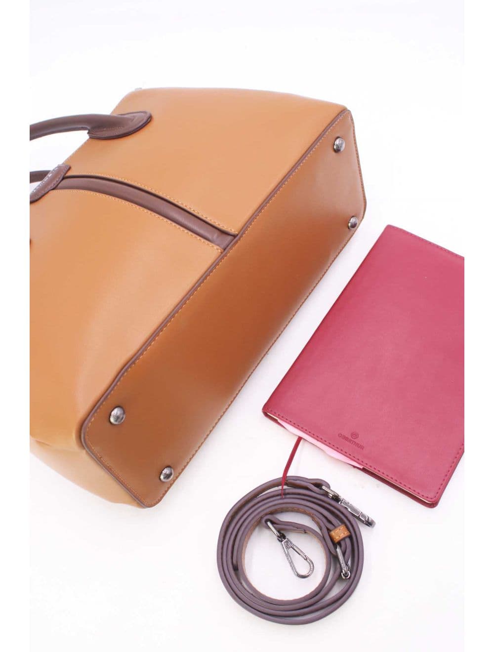Sac à Main Chic Bicolore 25B-6364-Brown/Coffee — vue 4