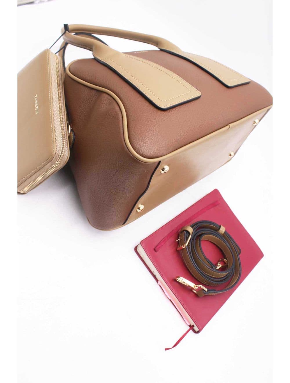 Sac à Main Avec Portefeuille 2 in 1 25B-6318-Café — vue 4