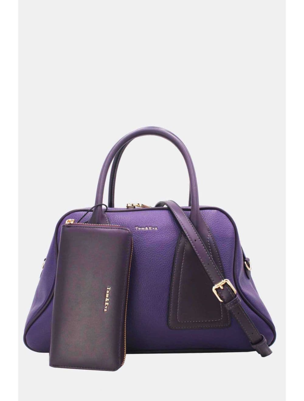 Sac à Main Avec Portefeuille 2 in 1 25B-6318-Violet — vue 4
