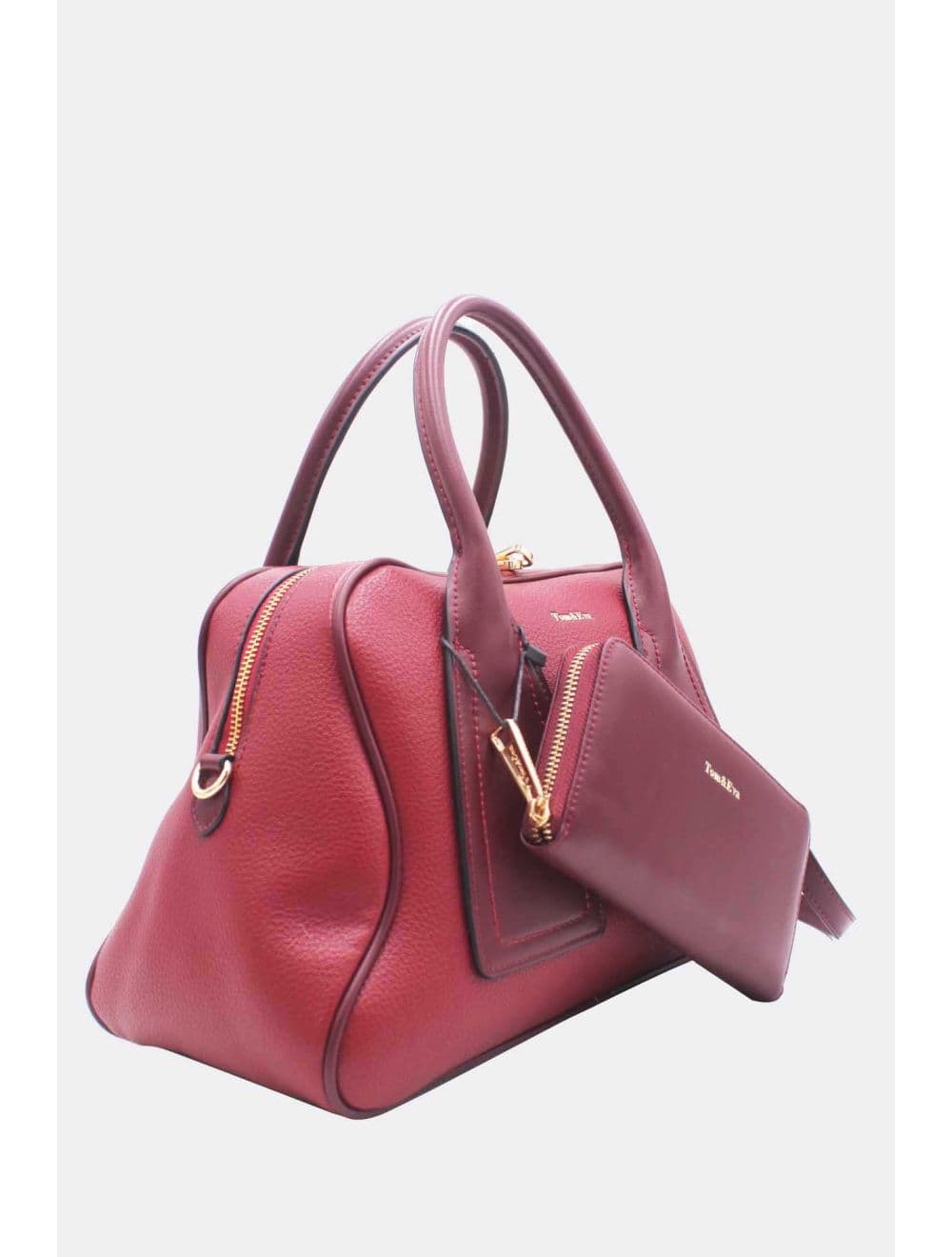 Sac à Main Avec Portefeuille 2 in 1 25B-6318-Bordeaux