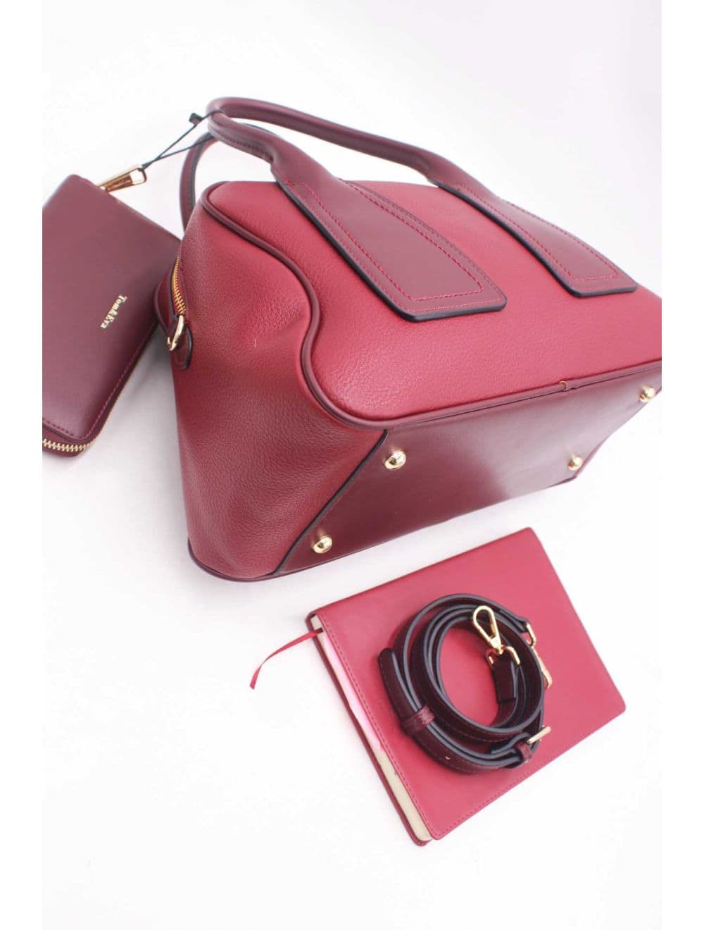Sac à Main Avec Portefeuille 2 in 1 25B-6318-Bordeaux — vue 3