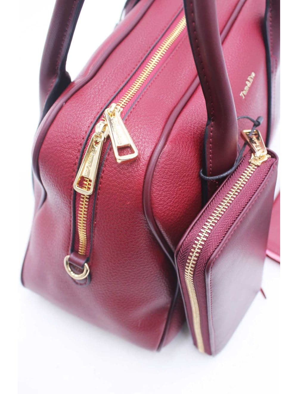 Sac à Main Avec Portefeuille 2 in 1 25B-6318-Bordeaux — vue 4