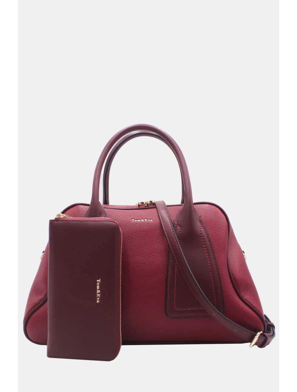 Sac à Main Avec Portefeuille 2 in 1 25B-6318-Bordeaux — vue 5
