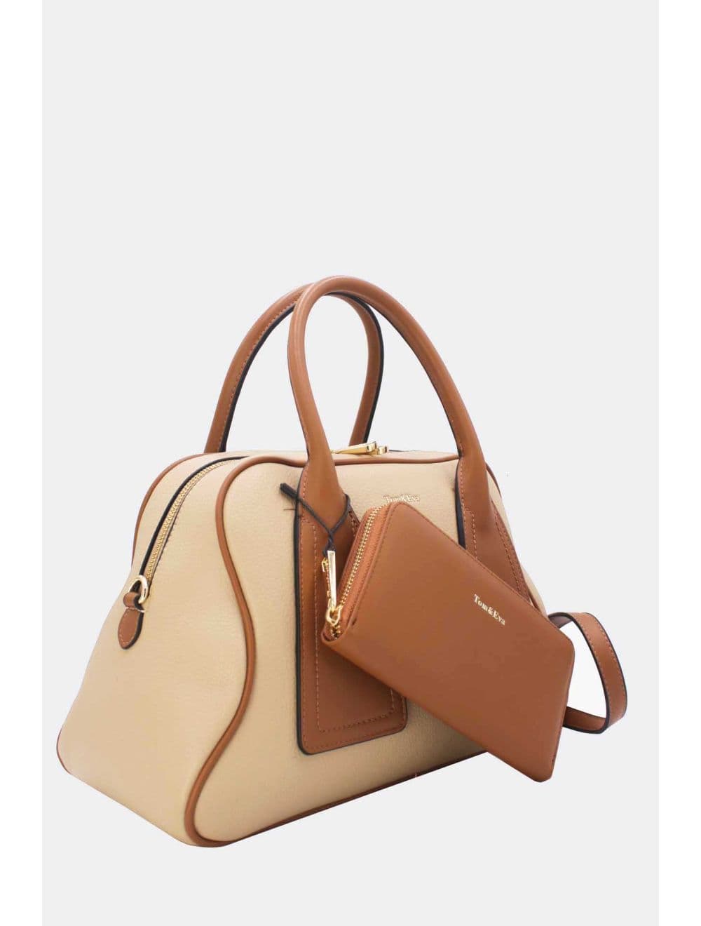 Sac à Main Avec Portefeuille 2 in 1 25B-6318-Beige