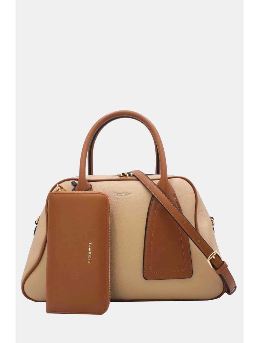 Sac à Main Avec Portefeuille 2 in 1 25B-6318-Beige — vue 5