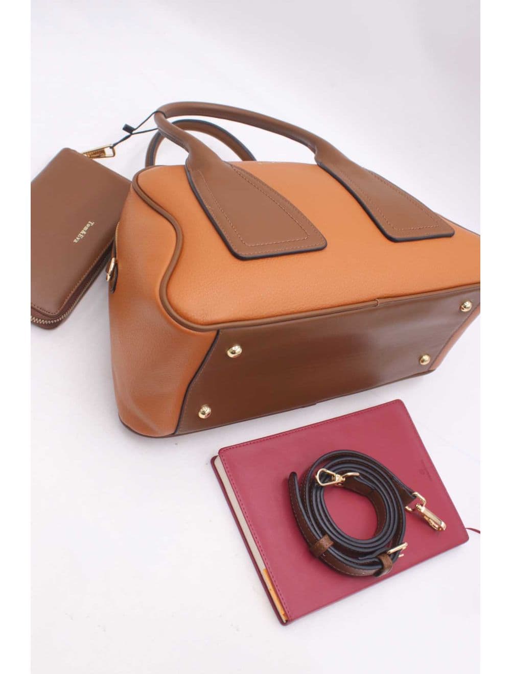 Sac à Main Avec Portefeuille 2 in 1 25B-6318-Marron — vue 4