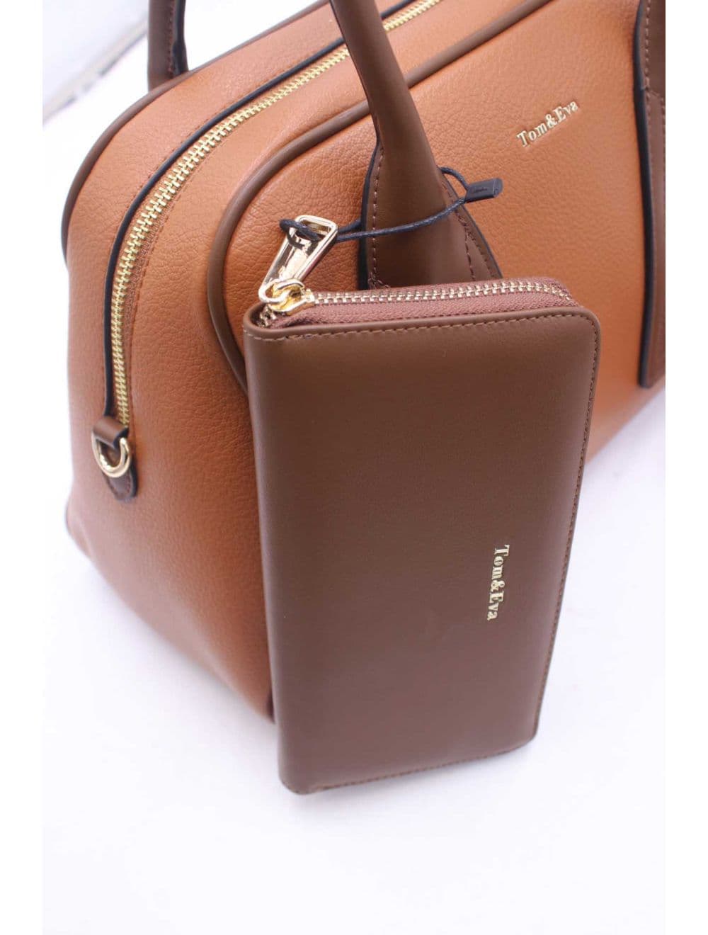 Sac à Main Avec Portefeuille 2 in 1 25B-6318-Marron — vue 5