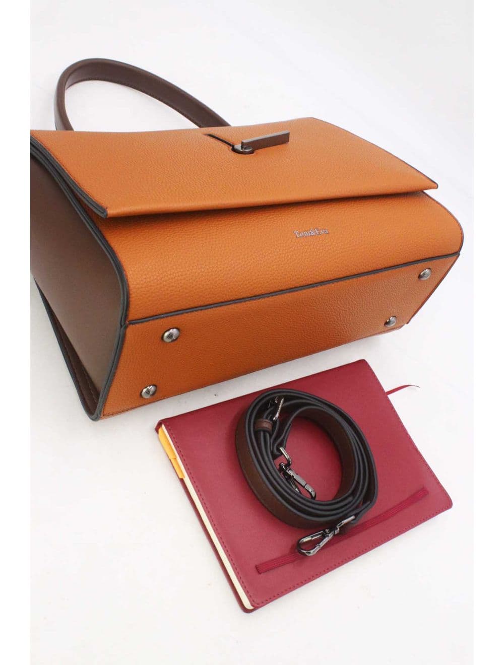 Sac Ordinateur Femme Chic RÉASSORT 25B-6239-Marron — vue 4