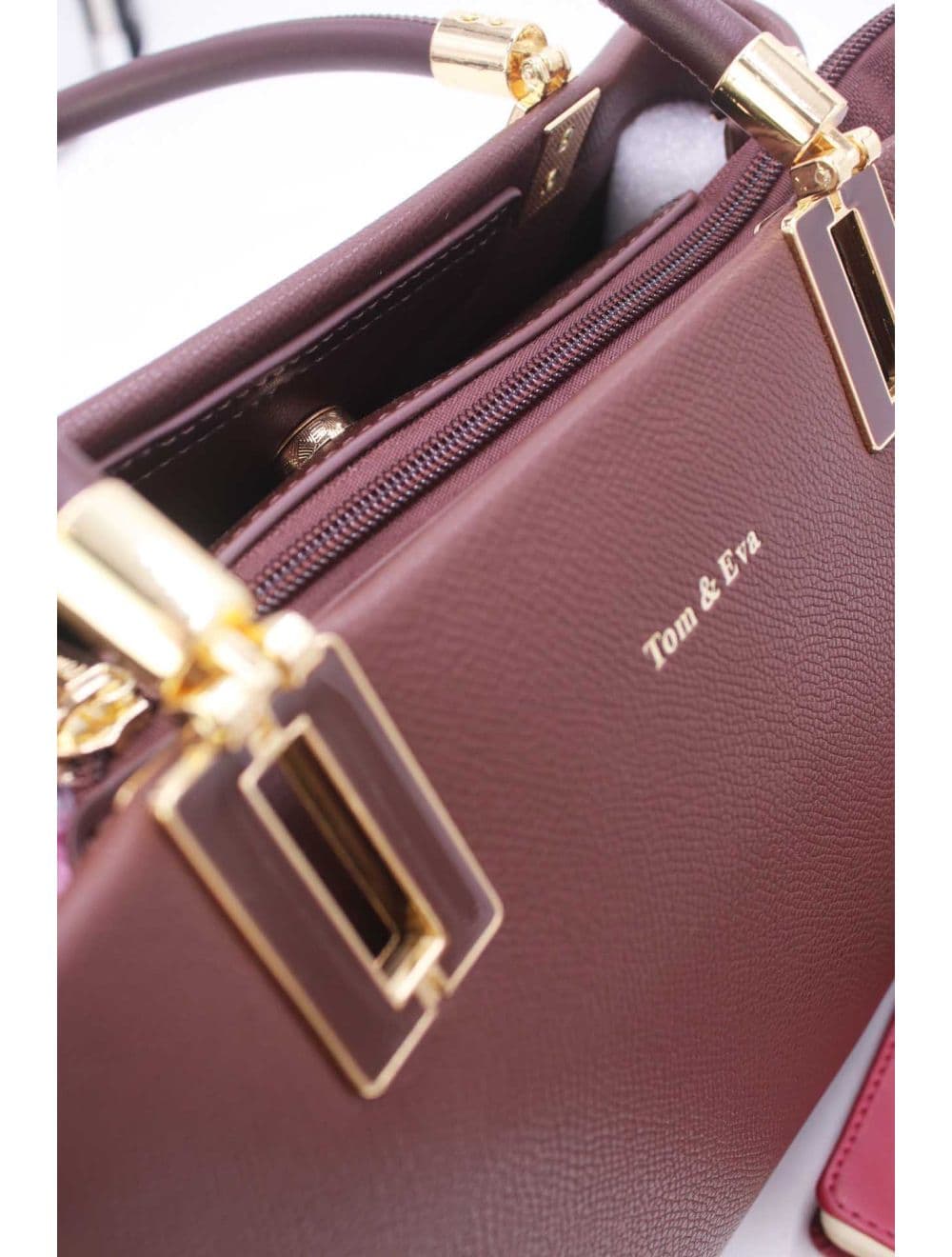 Medium Sac à Main Chic Avec Pendentifs 25B-6306-Café — vue 5
