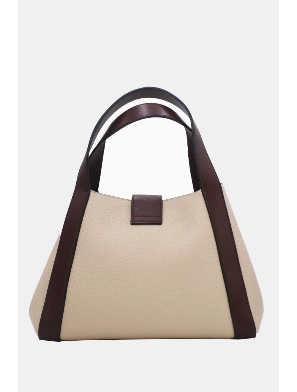 Sac à Main Transformable Fermoir Languette 25B-6223-Beige/Coffee — vue 3