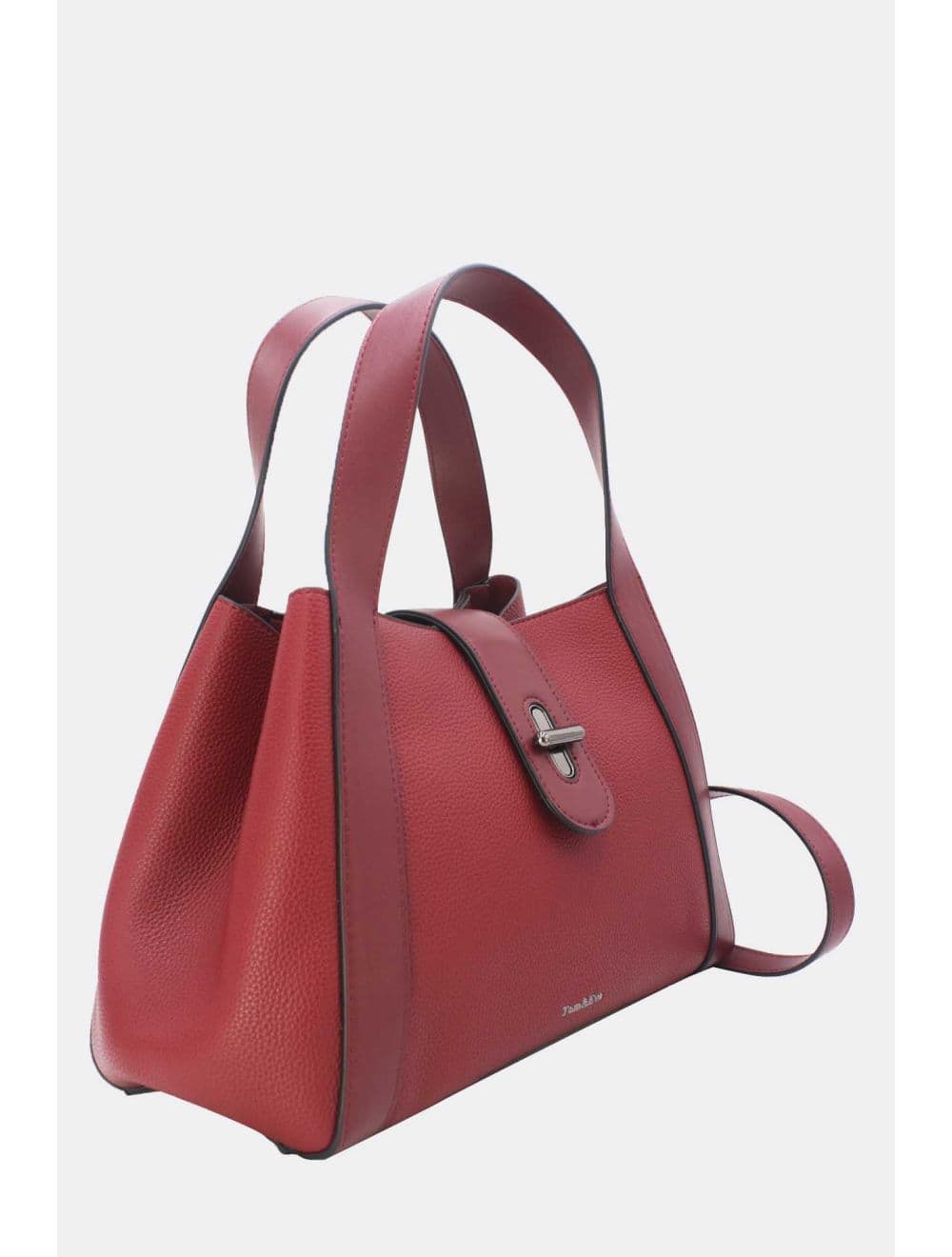 Sac à Main Transformable Fermoir Languette 25B-6223-Red/D.Red — vue 3