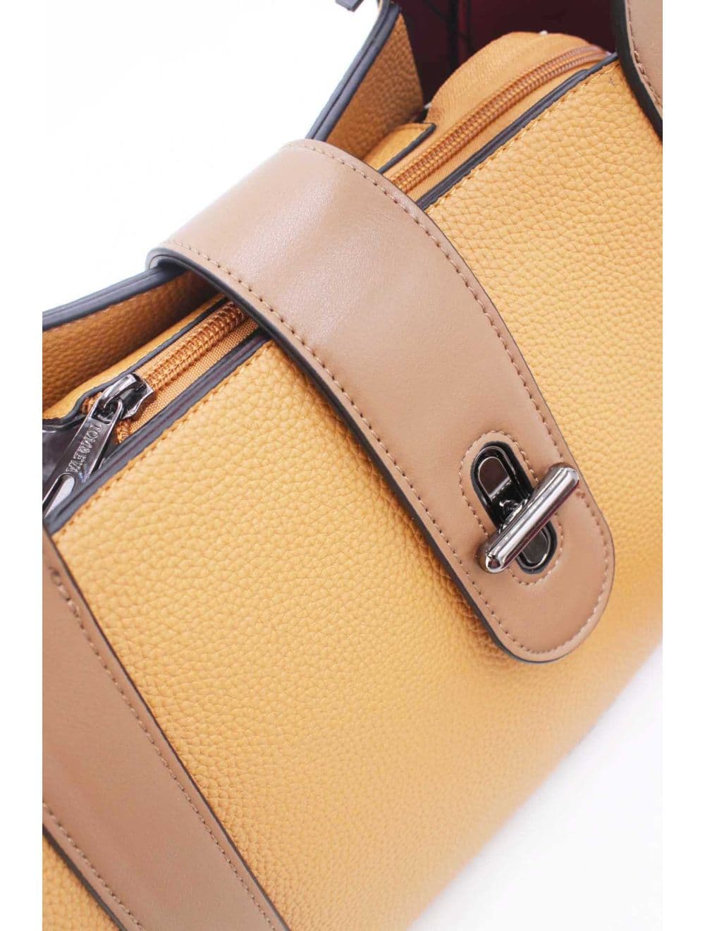 Sac à Main Transformable Fermoir Languette 25B-6223-Kaki — vue 5