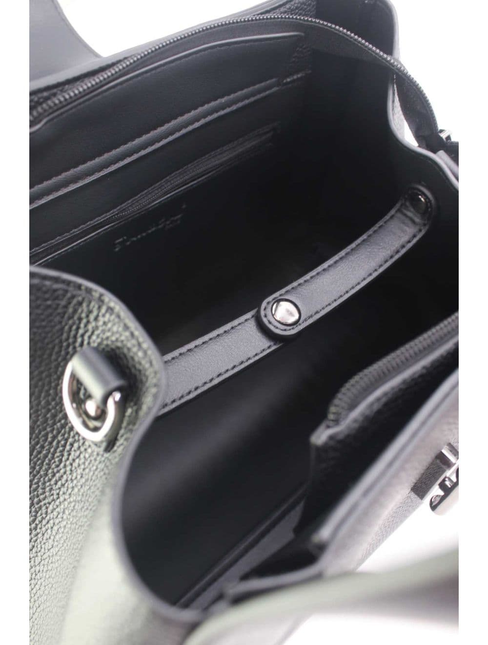 Sac à Main Transformable Fermoir Languette 25B-6223-Noir — vue 5
