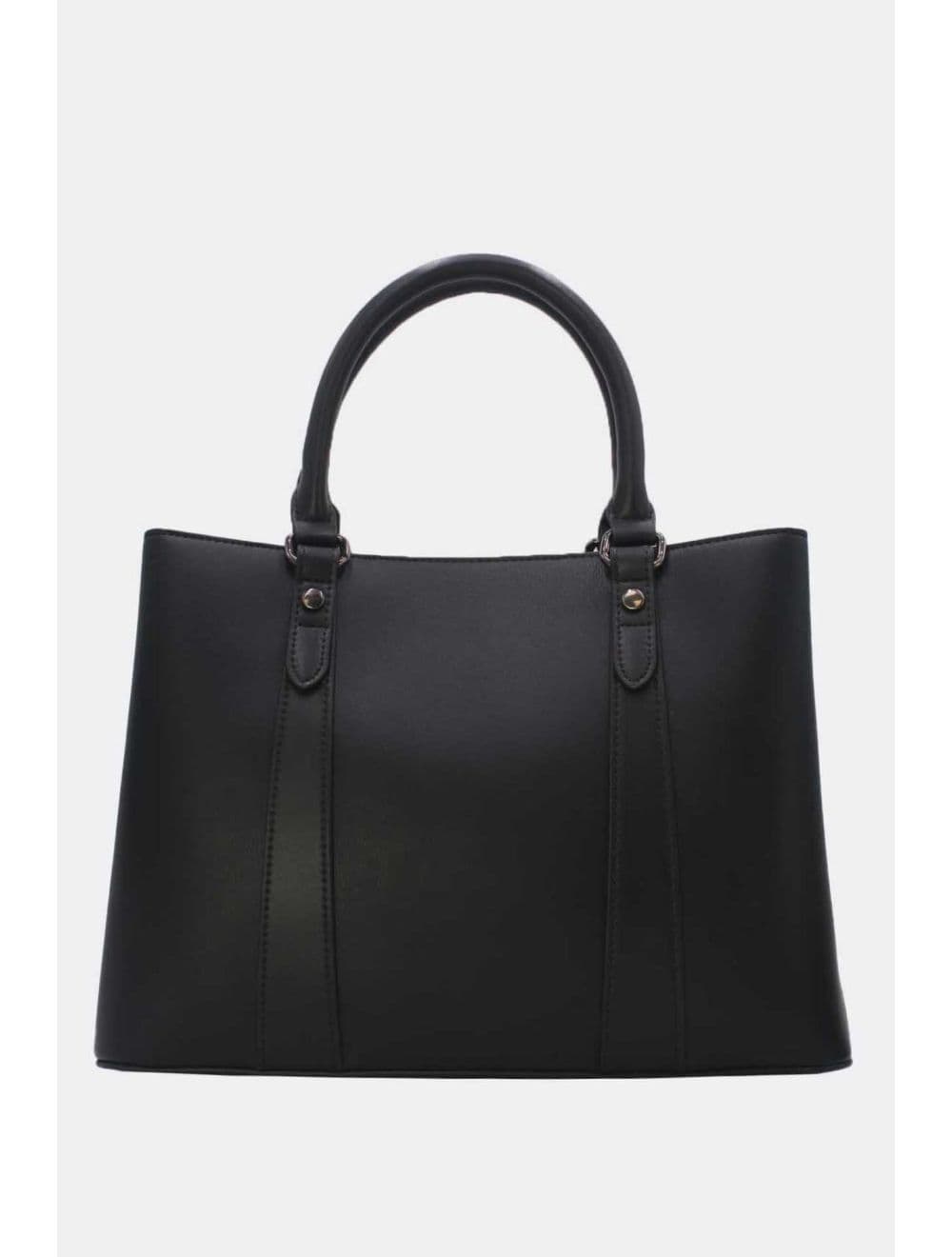Grand Sac Ordinateur Femme Effet Cuir 25B-6351-Noir — vue 3