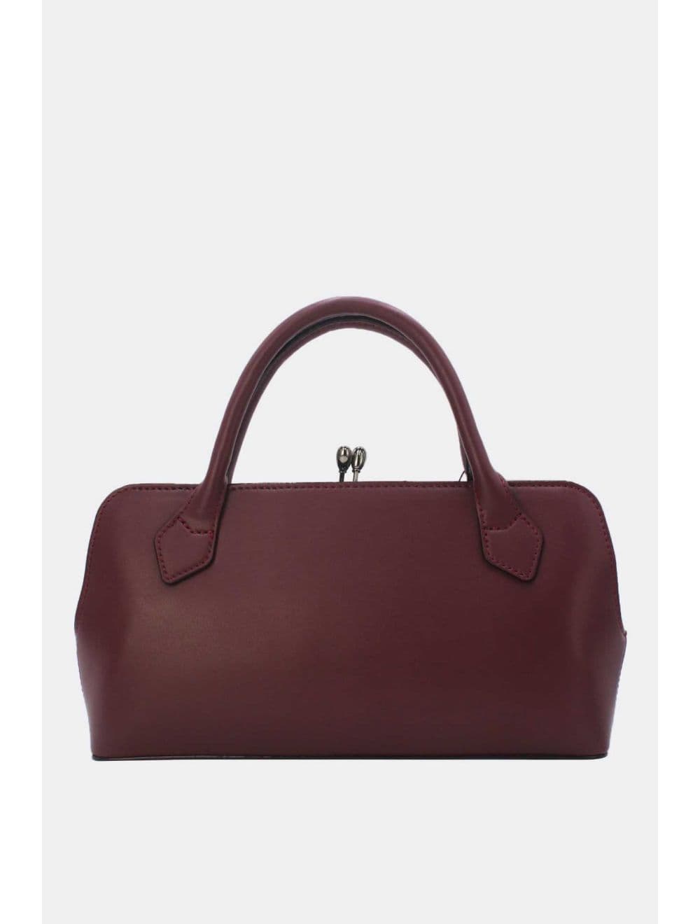 Sac Boston Plat à Fermoir Rétro Noir 25B-6371-Z.Red — vue 3