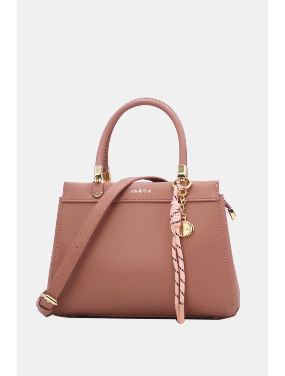 Medium Sac à Main Chic Avec Pendentifs 25B-6277-Pink